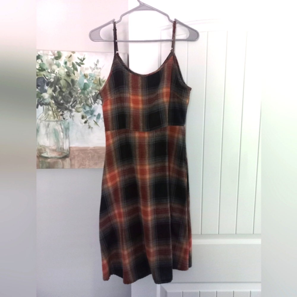 Plaid Sleeveless Dress